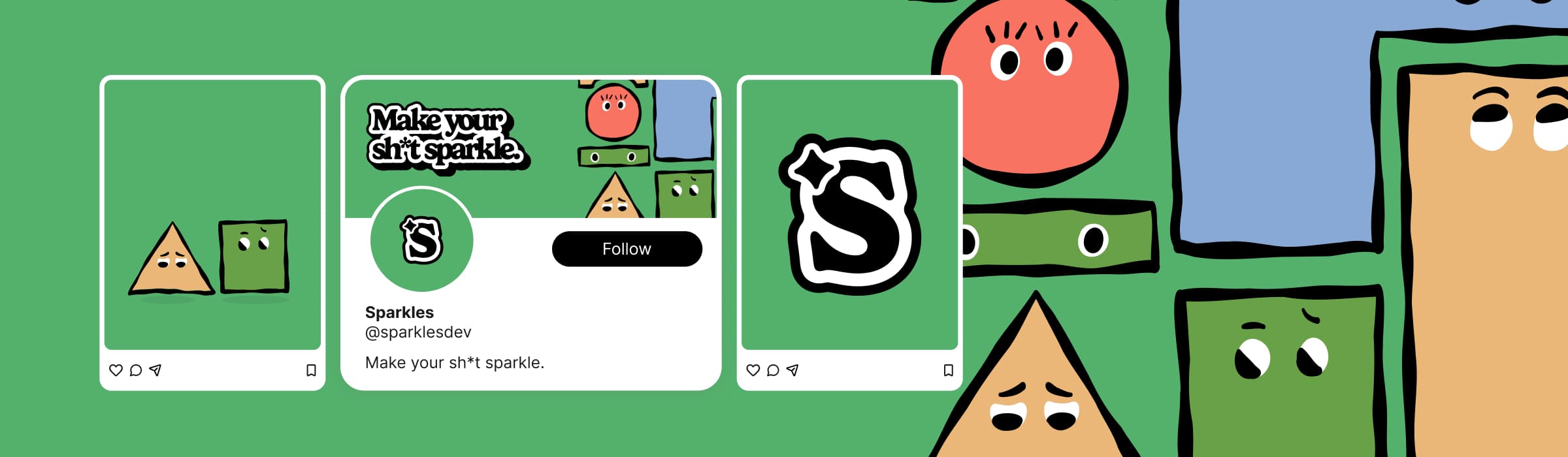 SPARKLES brand identity — SaaS / Brand